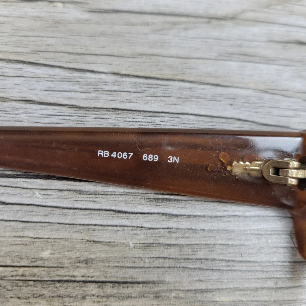 Ray-Ban Eyeglasses RB 4067 689 Brown Rectangular Frames‎ Only 52-16-145